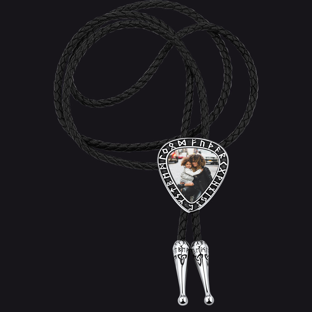 Customized Viking Heart Picture Bolo Ties for