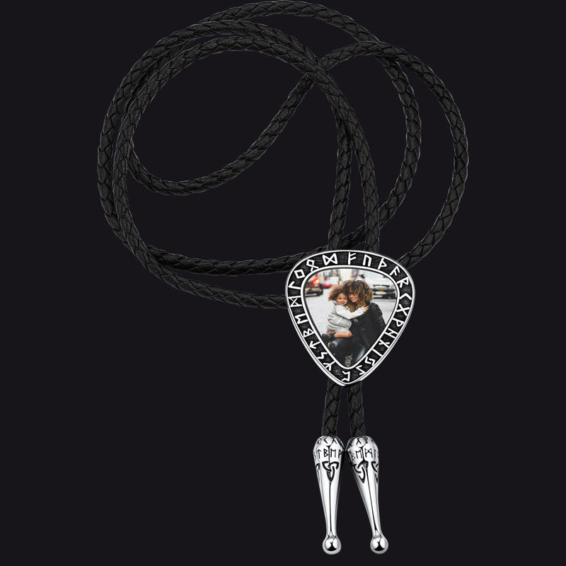 Customized Viking Heart Picture Bolo Ties for
