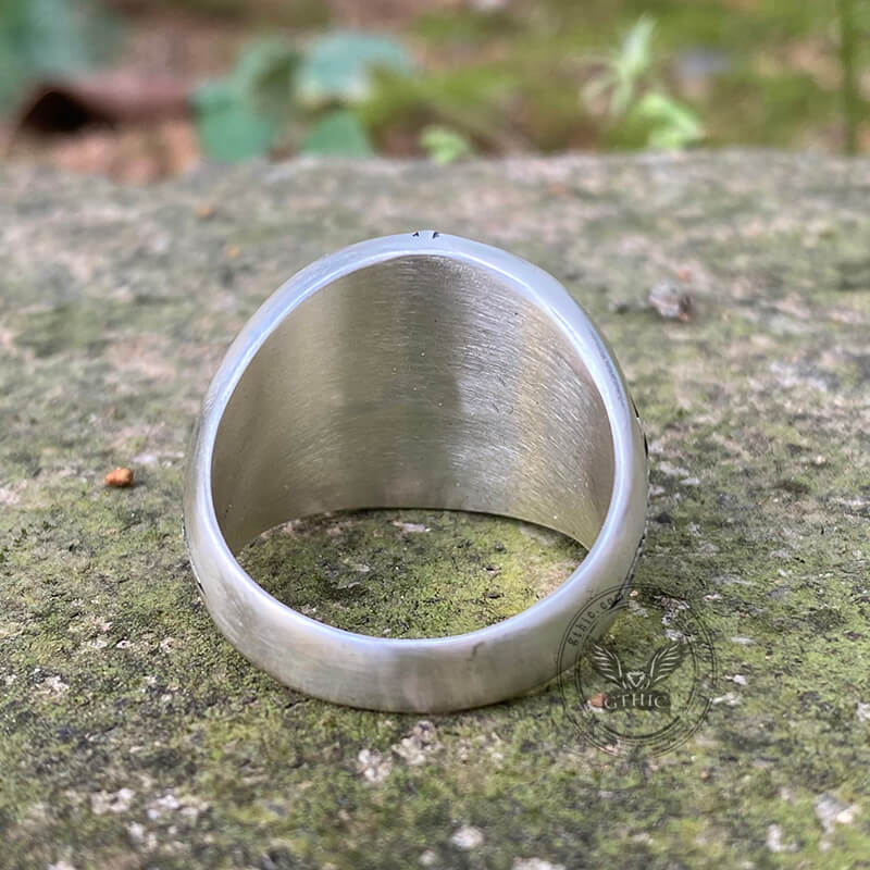 Runes Sword Sterling Silver Viking Ring