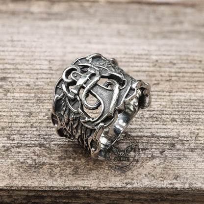Sailor Anchor Stainless Steel Marine Ring