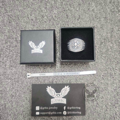 Scrolls Sterling Silver Phoenix Ring