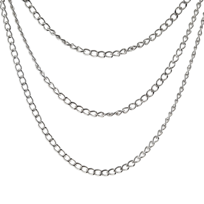 Side Chain for the Pants in Gothic Style / Pentagram Keychains for and