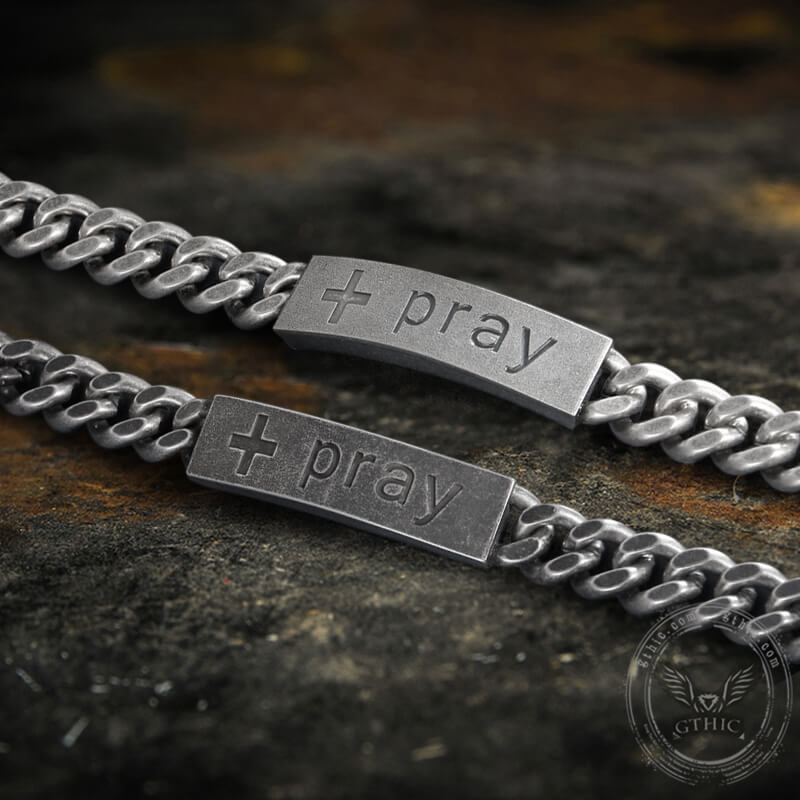Simple Cross Prayer Bracelet