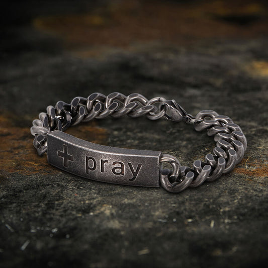 Simple Cross Prayer Bracelet