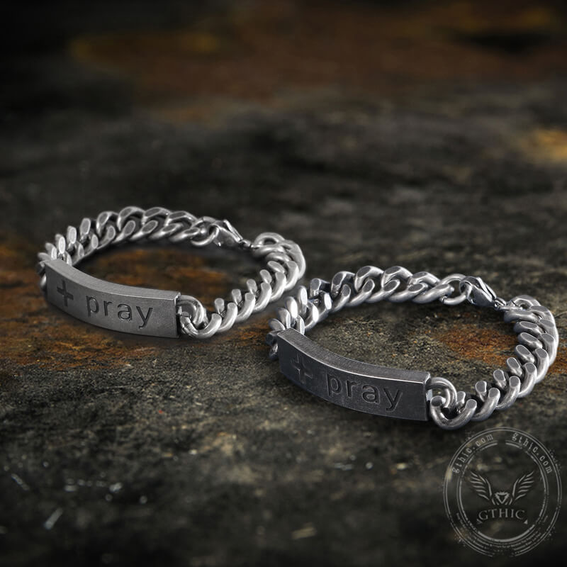 Simple Cross Prayer Bracelet