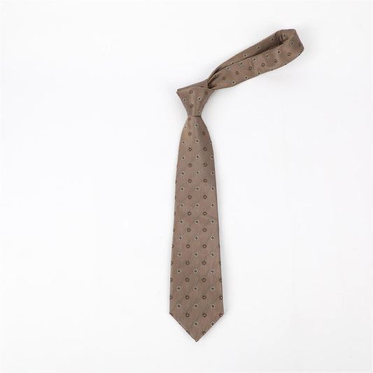 Simple Polka Dot Print Polyester Tie