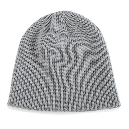 Simple Color Cuffed Beanie Hat