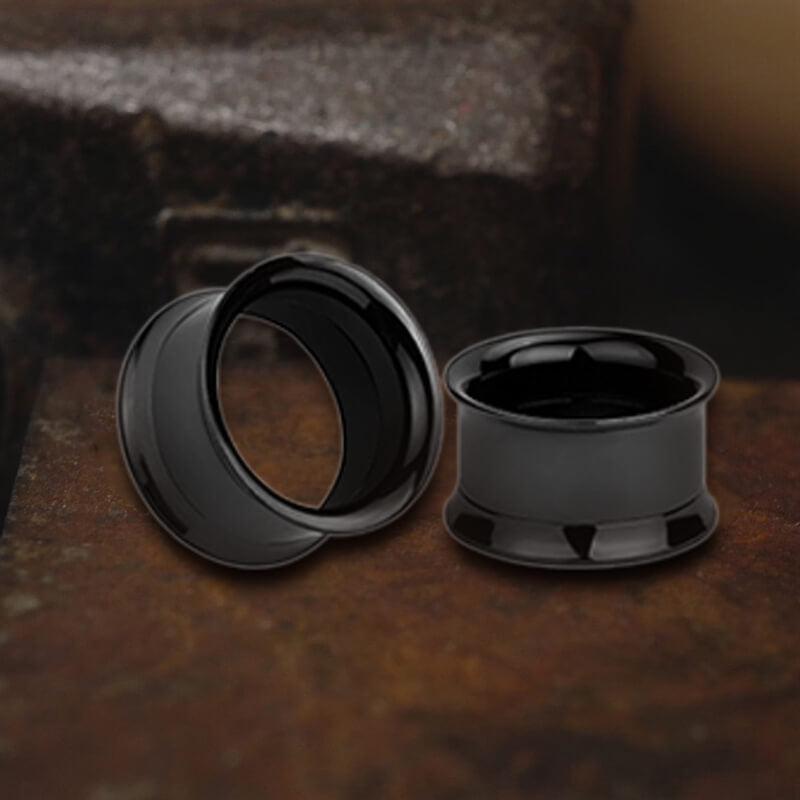 Simple Stretching Tunnel Stainless Steel Ear Gauge