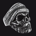 Skull Skeleton Stainless Steel Ring for
