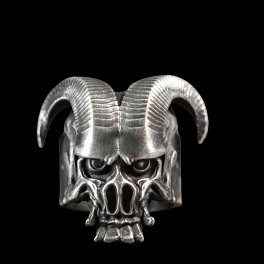 Skull of the Baphomet Ring