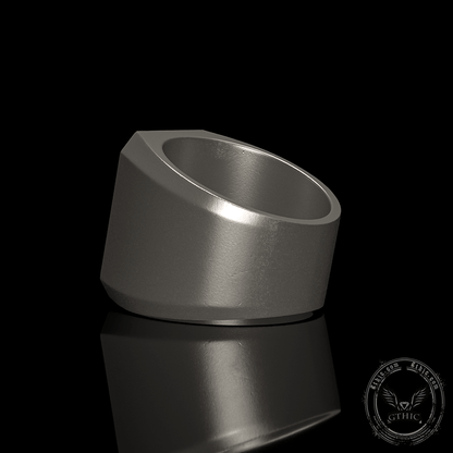 Skull God Sterling Silver Ring