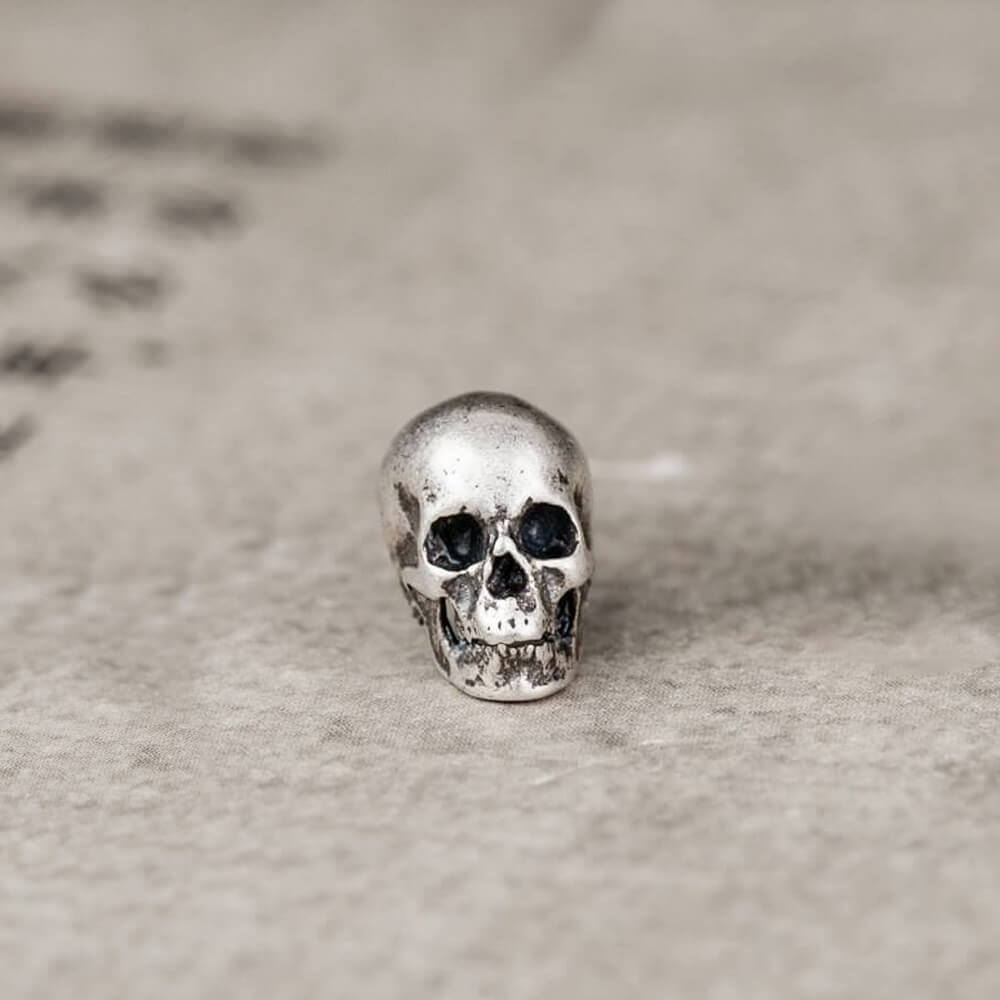 Skull Sterling Silver Stud Earrings
