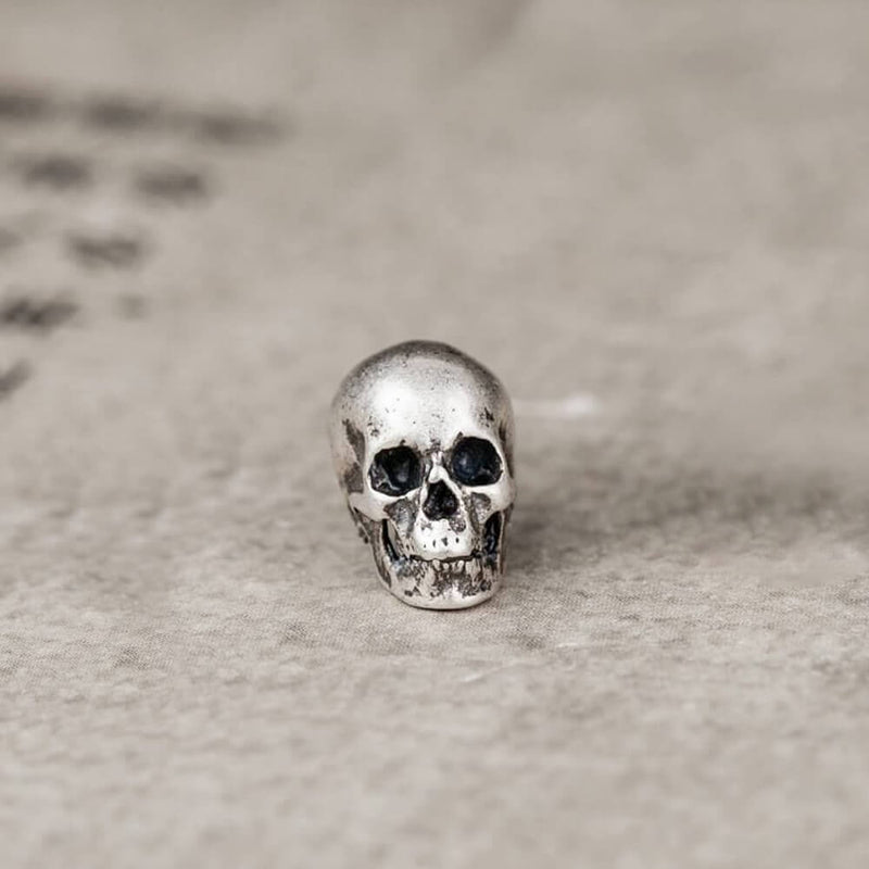 Skull Sterling Silver Stud Earrings