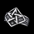 Slave of Satan Pentagram Ring