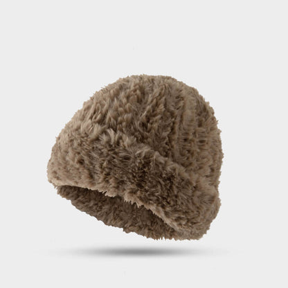 Color Fluffy Beanie Hat