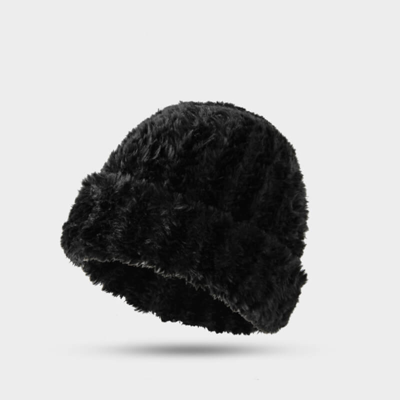 Color Fluffy Beanie Hat