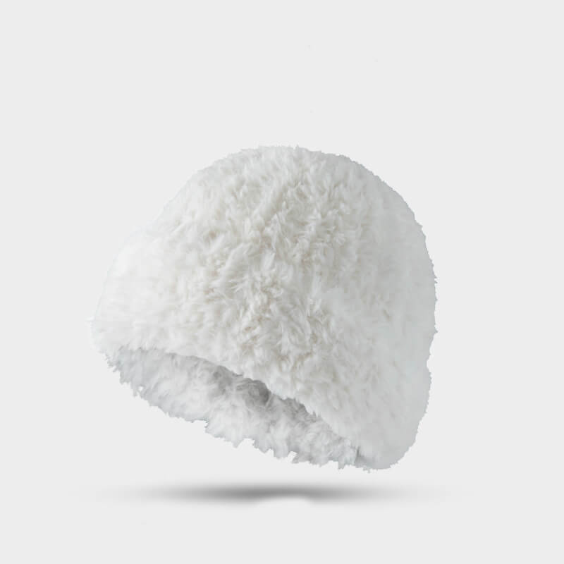 Color Fluffy Beanie Hat