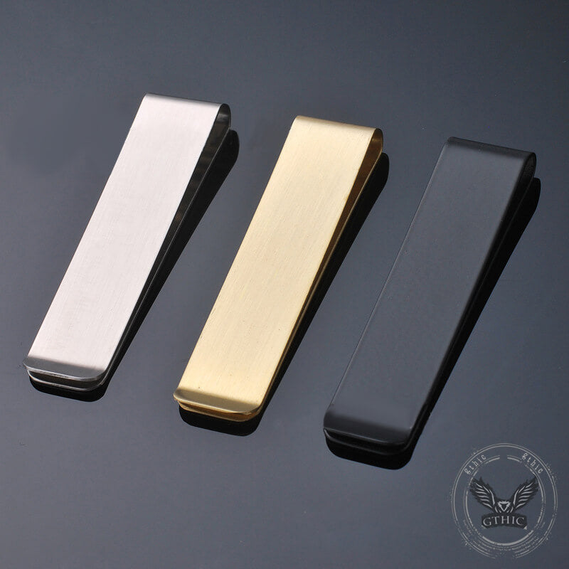 Color Simple Alloy Money Clip
