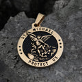 St. Michael Protect Us Stainless Steel Pendant