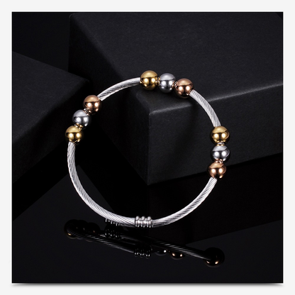 Stainless Steel Bracelet in Gold and Silver Colour / Bracelet in Original Style