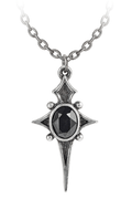 Sterne Leben Pendant With Black Austrian Crystal
