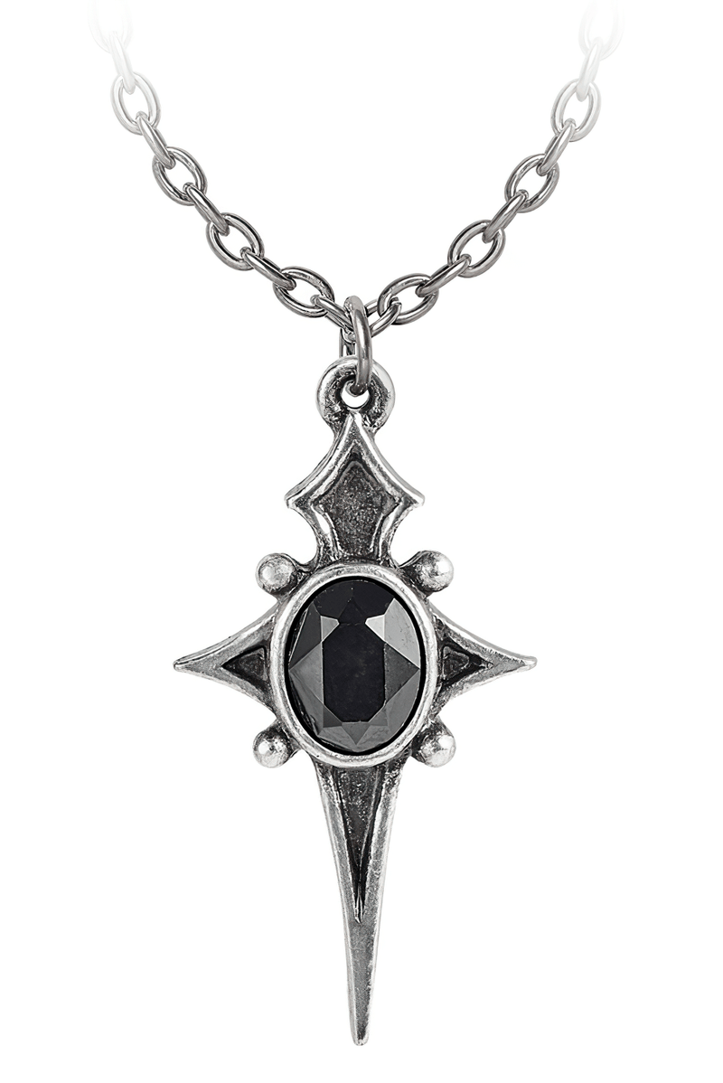Sterne Leben Pendant With Black Austrian Crystal