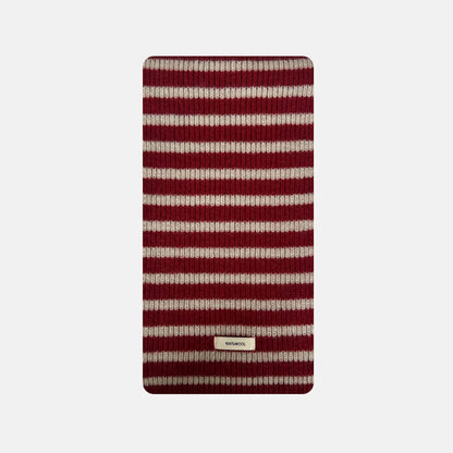 Stylish Multicolor Versatile Striped Soft Wool Scarf