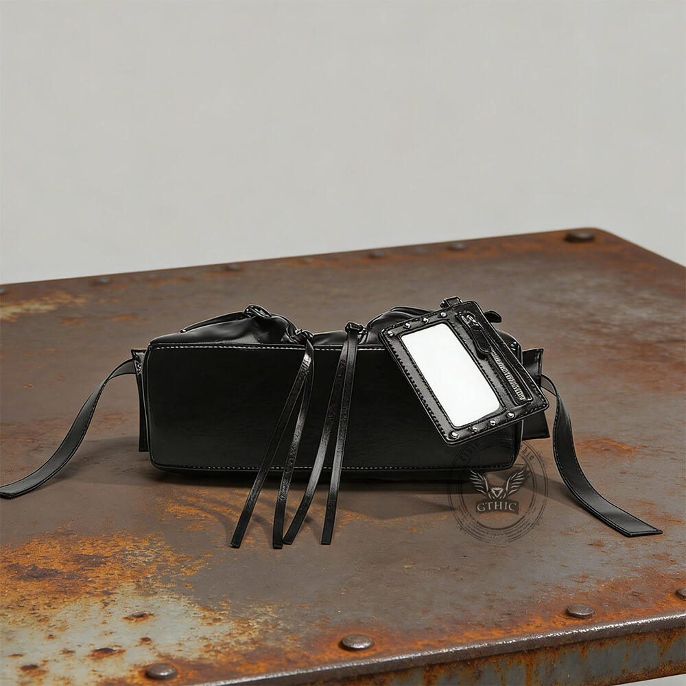 Stylish Riveted Large Capacity Shoulder Pu Leather Handbag
