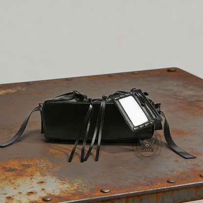 Stylish Riveted Large Capacity Shoulder Pu Leather Handbag