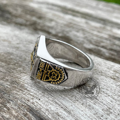 The All-seeing Eye of God Sterling Silver Masonic Ring