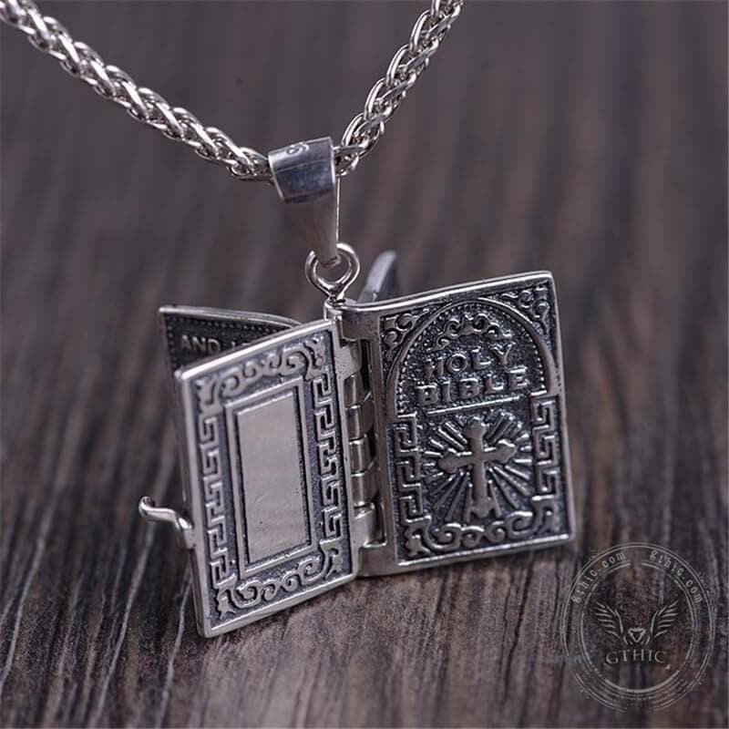 The Holy Bible Sterling Silver Pendant