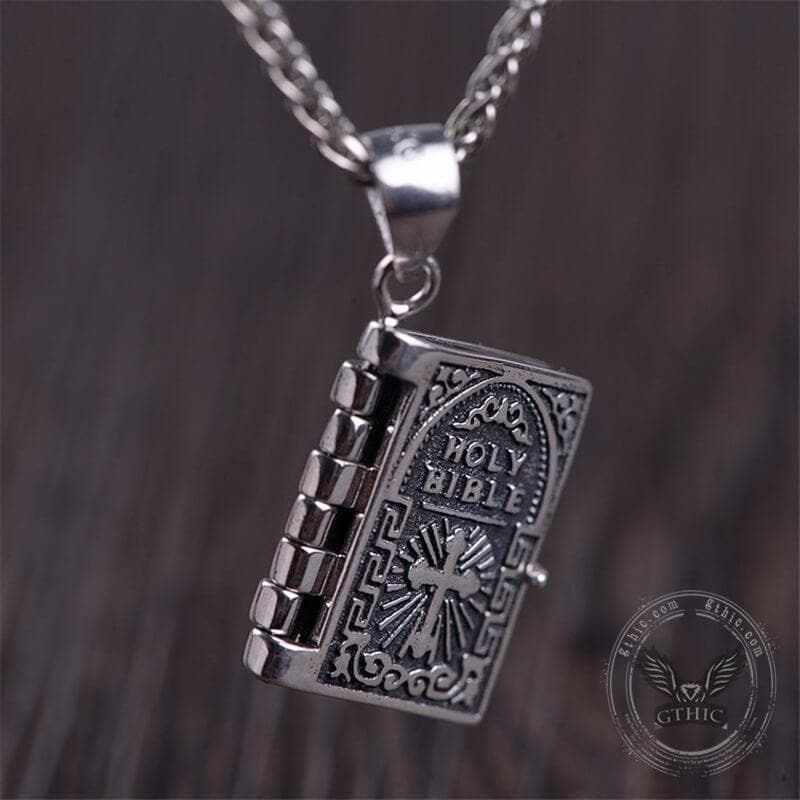 The Holy Bible Sterling Silver Pendant
