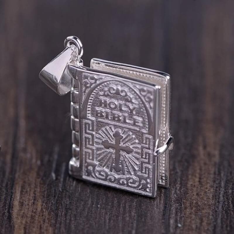 The Holy Bible Sterling Silver Pendant