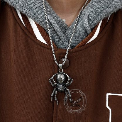Thousand-eyed Eight-leg Spider Stainless Steel Pendant