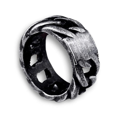 Titanium Steel Biker Chain Ring / Personality Retro Stainless Steel Jewelry
