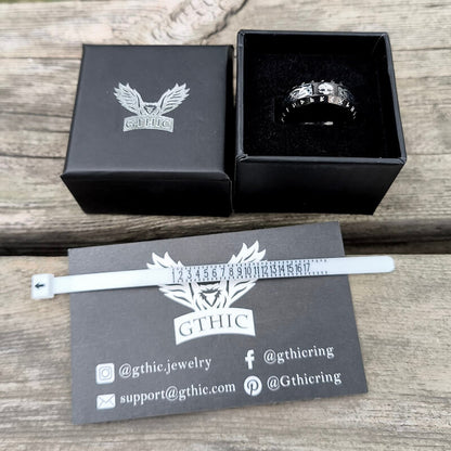 Tree of Life Knot Stainless Steel Band Ring