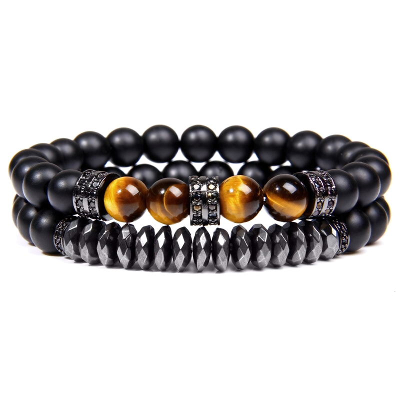 Natural Stone Beads Bracelet / Stylish Jewelry and / Accessories