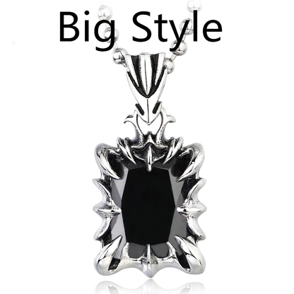 Stainless Steel Pendant With Stone / Accessories / Gothic Style