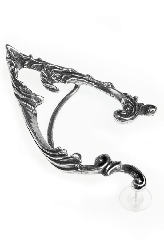 Victorian Gothic Elf Ear Wraps With Swirling Flourishes