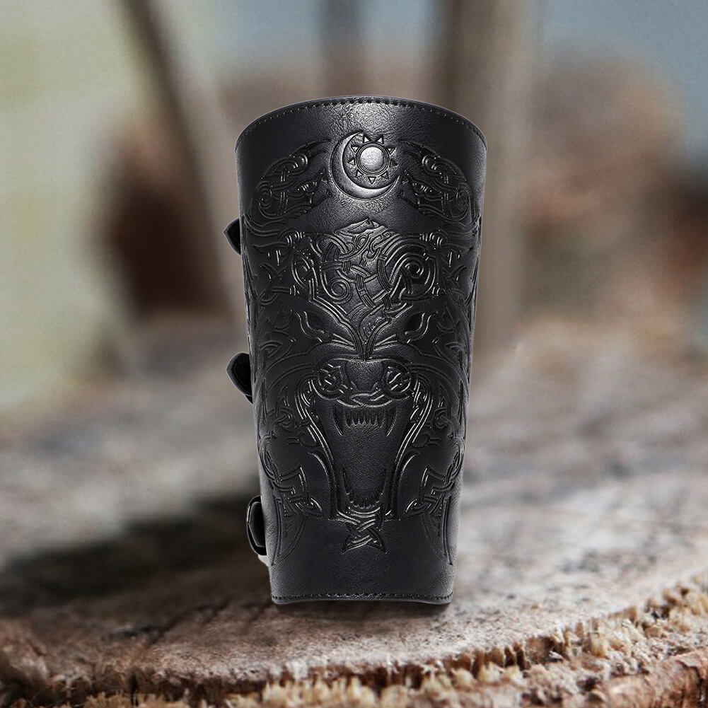 Viking Fenrir Wolf Warrior Bracers
