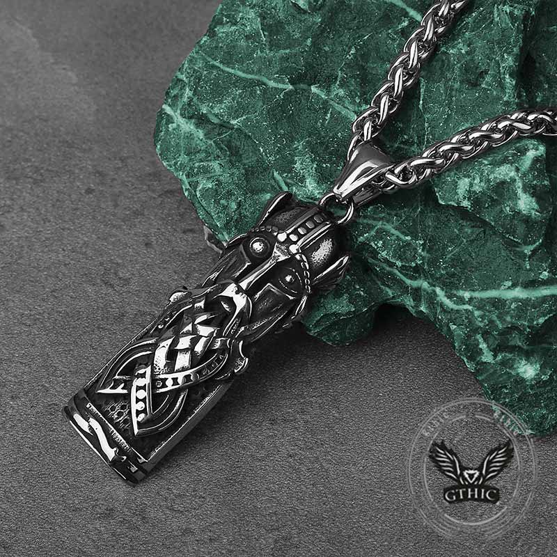Viking Odin Portrait Warrior Stainless Steel Pendant