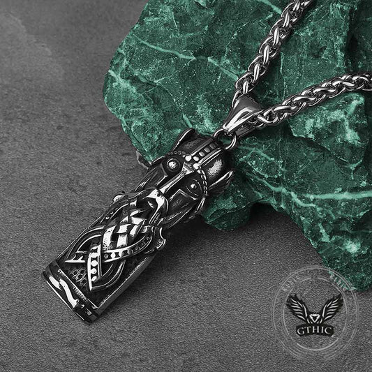 Viking Odin Portrait Warrior Stainless Steel Pendant
