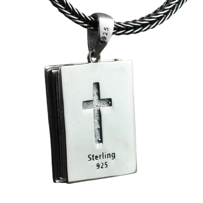 Silver Religious Pendant of Saint Soul / Real Sterling Silver Jewelry