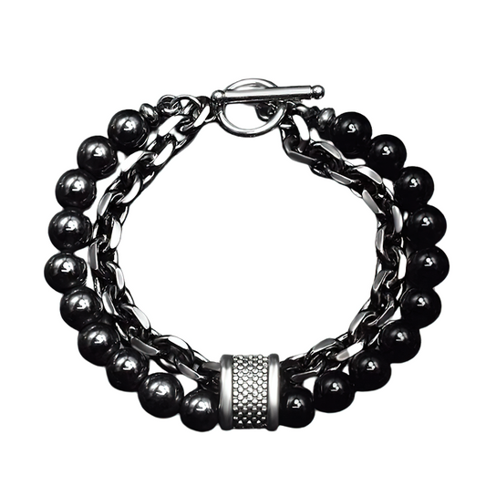 Jewelry / Cool Stainless Steel Bracelet With Stones / Rock Style Alloy Bracelet