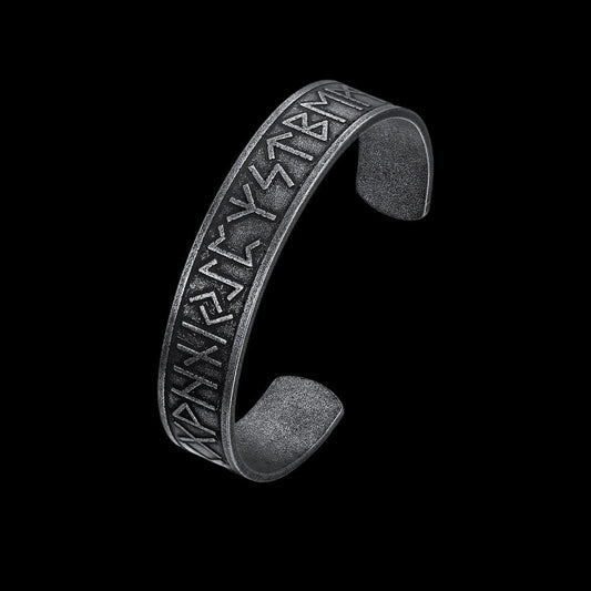 Viking Runes Cuff Bracelet