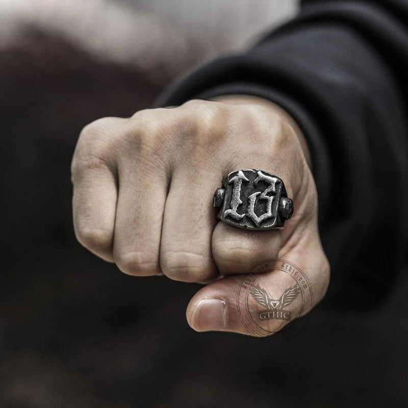 13 Stainless Steel Skull Ring