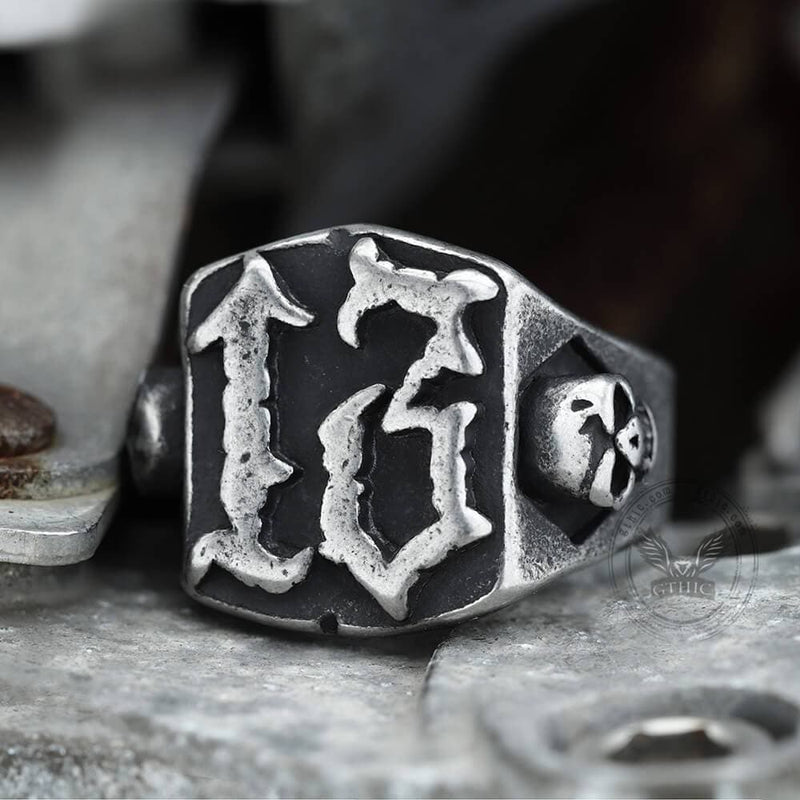 13 Stainless Steel Skull Ring