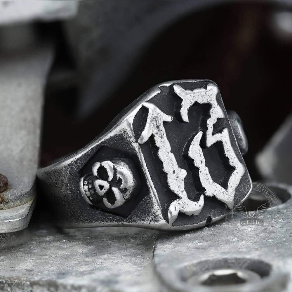 13 Stainless Steel Skull Ring