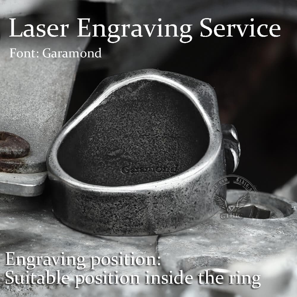 13 Stainless Steel Skull Ring