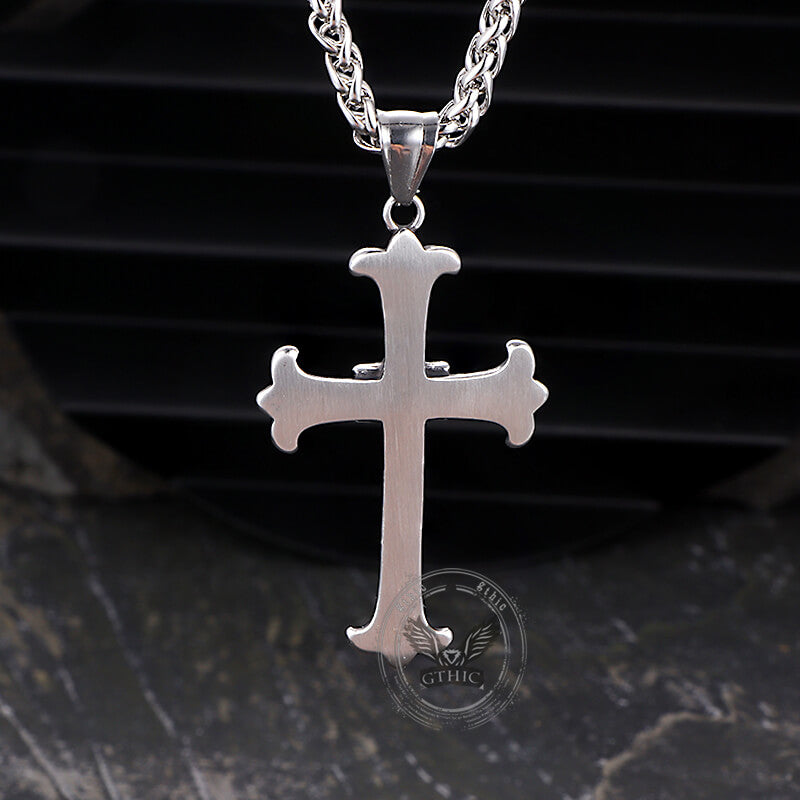 All-seeing Eye Cross Stainless Steel Pendant
